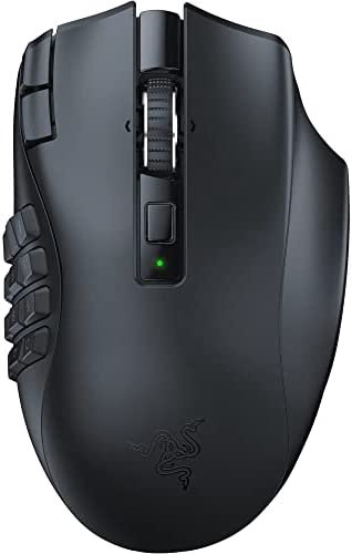 Žaidimų pelė RAZER Naga V2 HyperSpeed, belaidė, Bluetooth, juoda