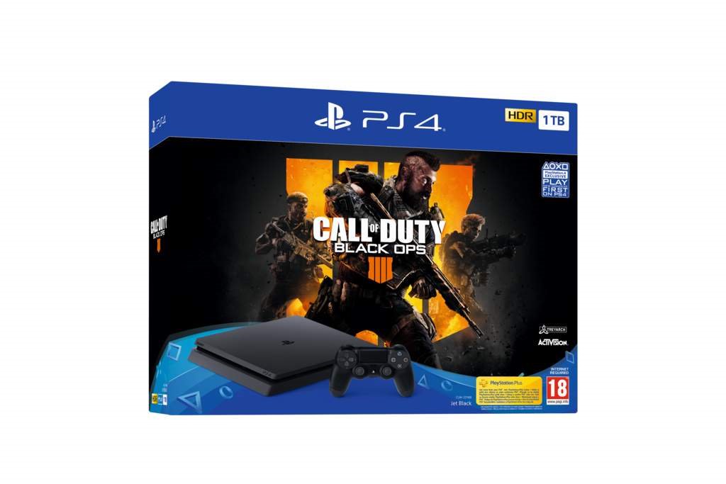 Žaidimų kompiuteris SONY PlayStation 4 (PS4) 1TB + žaidimas COD: BLACK OPS 4