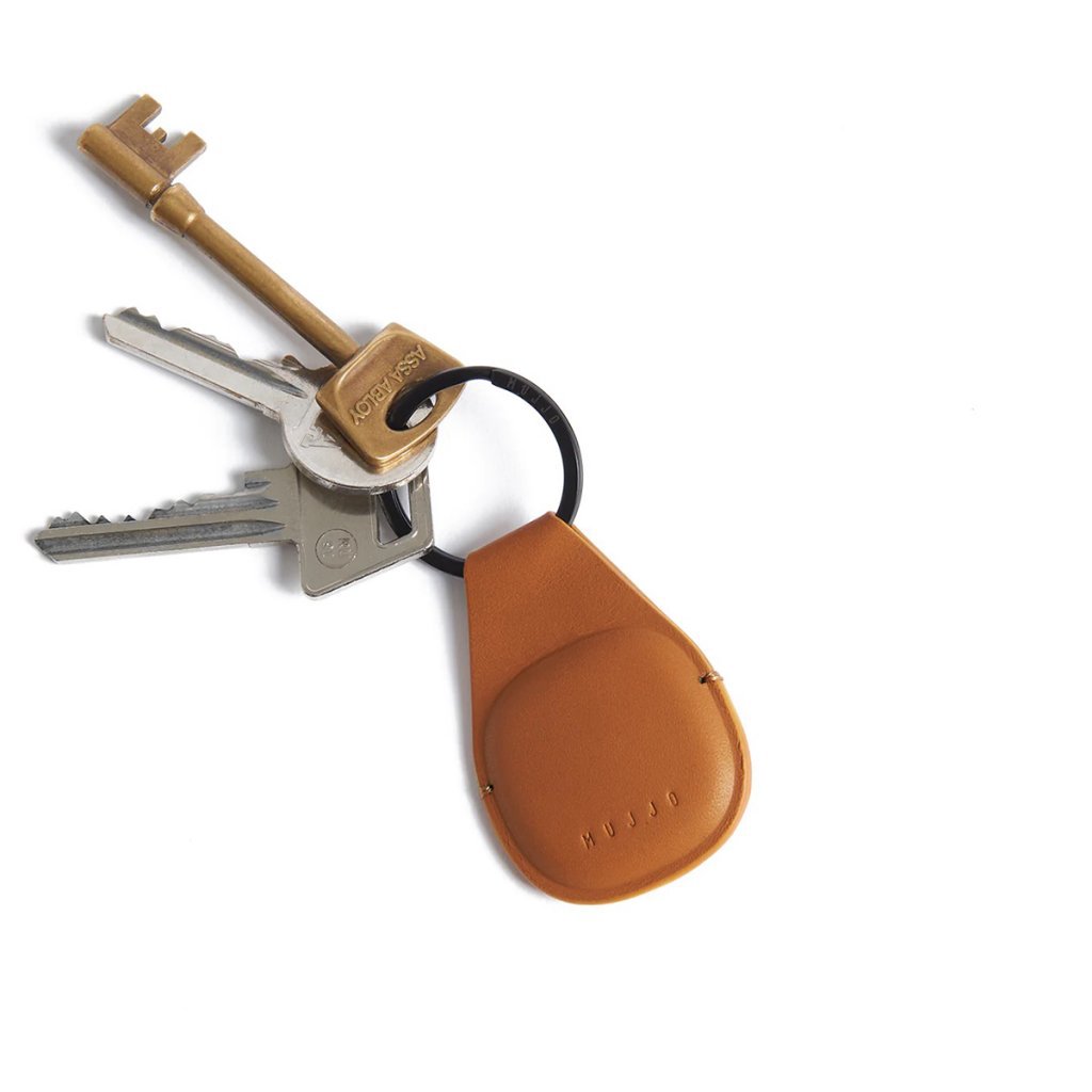 Mujjo Canopy Keychain for AirTag - Tan