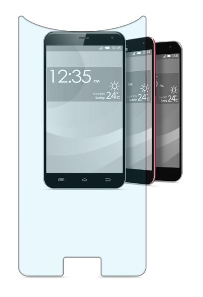 Ekrano plėvelė Cellularline universali, 5.3-5.5", stiklas
