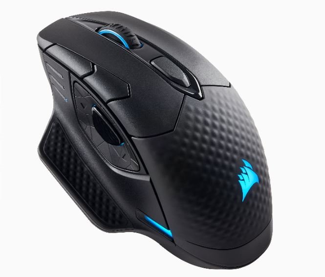 Žaidimų pelė Corsair Dark Core RGB, Optical 16000DPI, Juoda