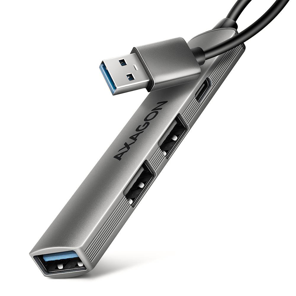 I/O HUB USB3.2 4PORT/0.12M HUE-STA AXAGON - Topocentras