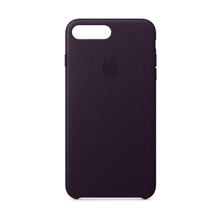 Dėkliukas APPLE iPhone 8 Plus / 7 Plus, nugarėlė, odinis, tamsaus baklažano