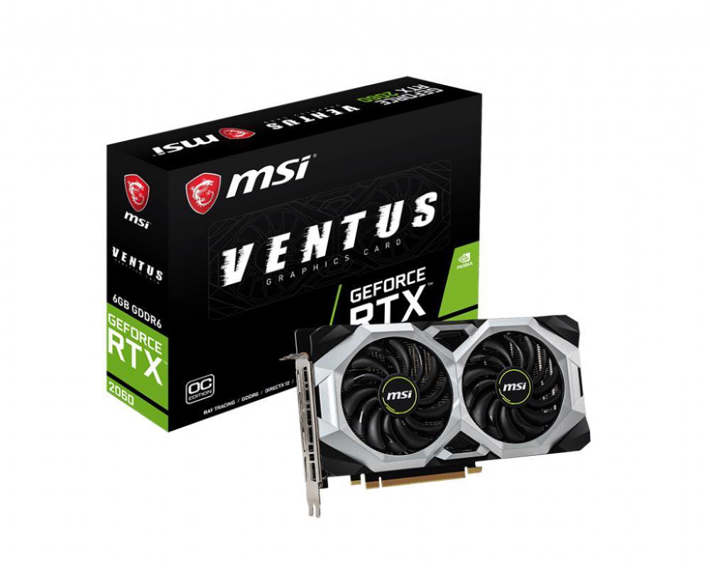 Vaizdo plokštė MSI RTX2060VENTUS6GOC
