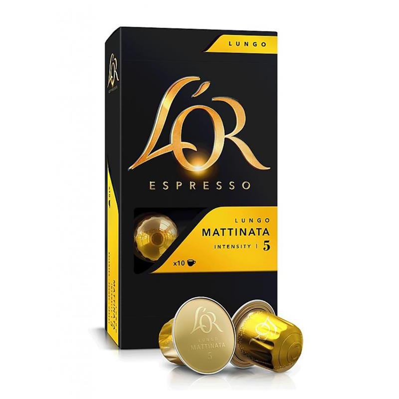 Kavos kapsul s L OR Mattinata Nespresso aparatui 10 kaps. 52g