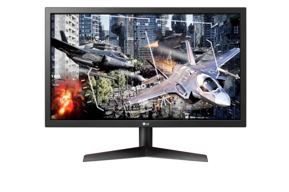 Monitorius LG 24GL600F 23.6 ", TN, FHD, 16:9, 1 ms, 300 cd/m², Black