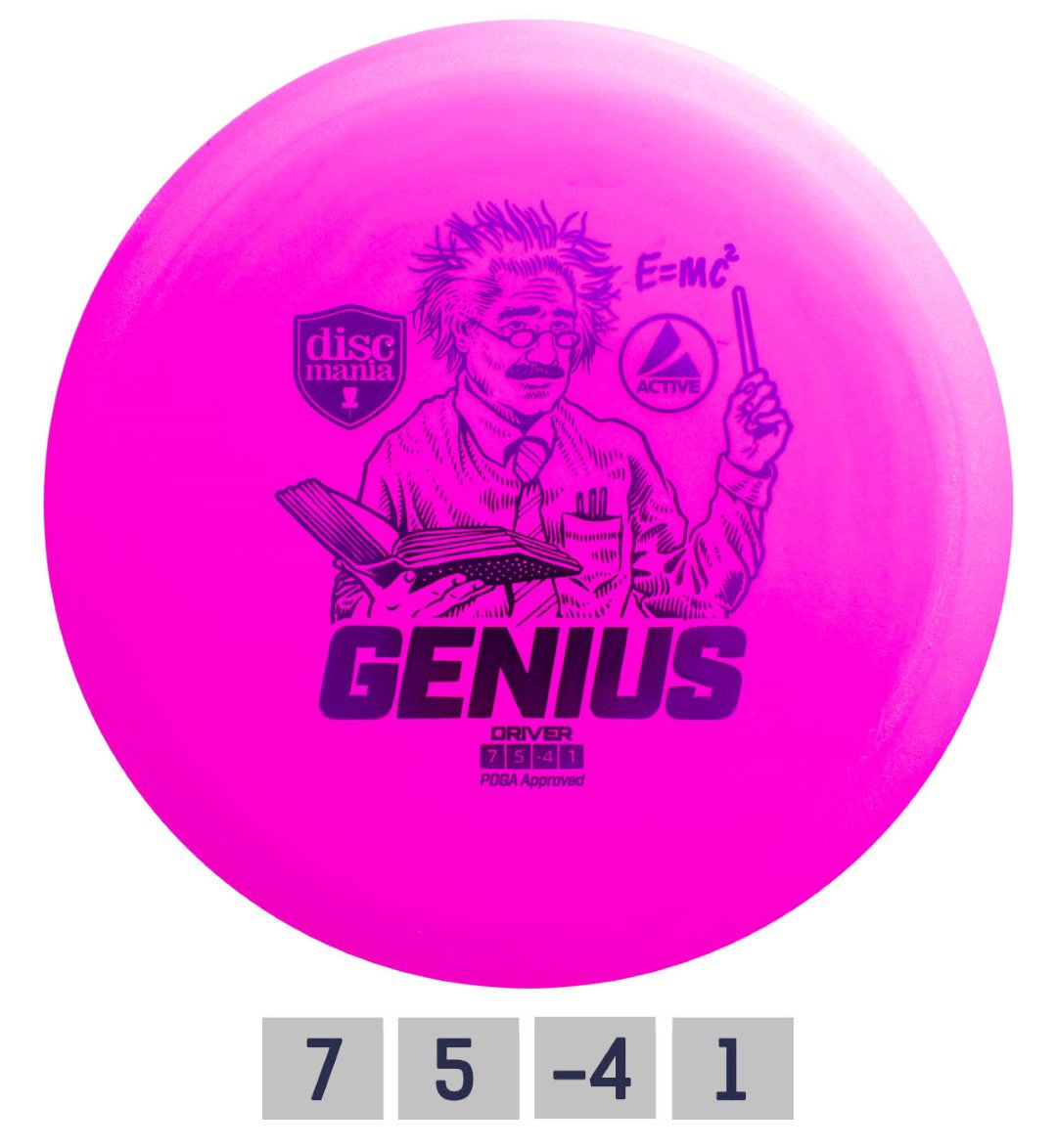 Diskgolfo diskas Fairway Driver GENIUS Active Pink