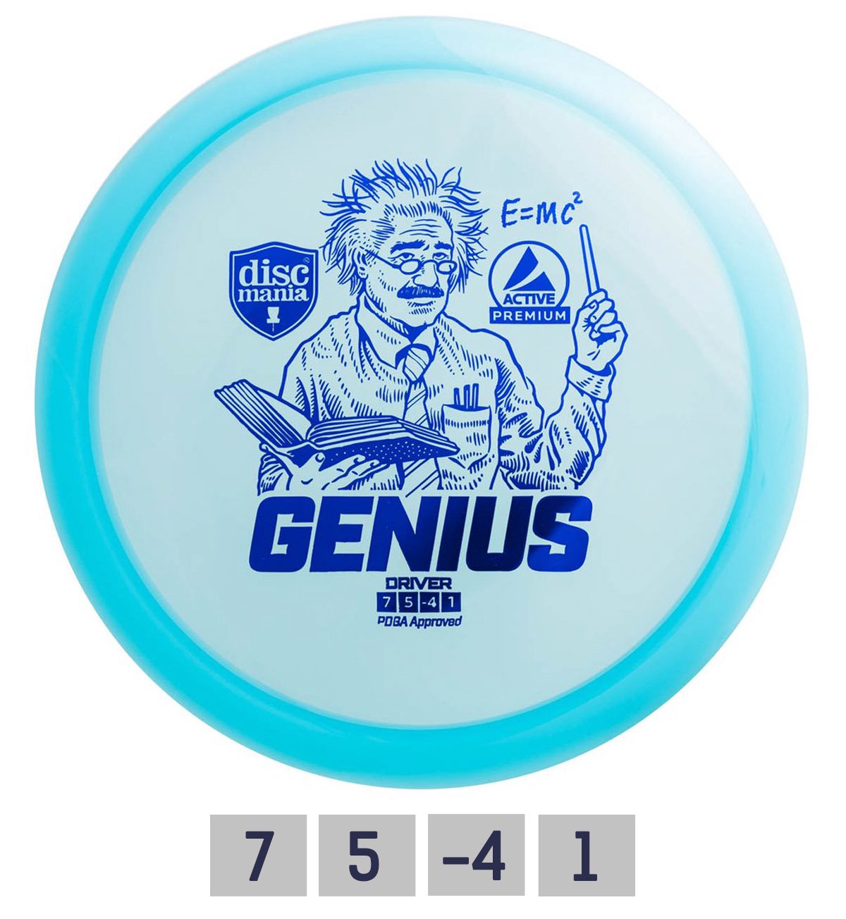 Diskgolfo diskas Fairway Driver GENIUS Active Premium Blue