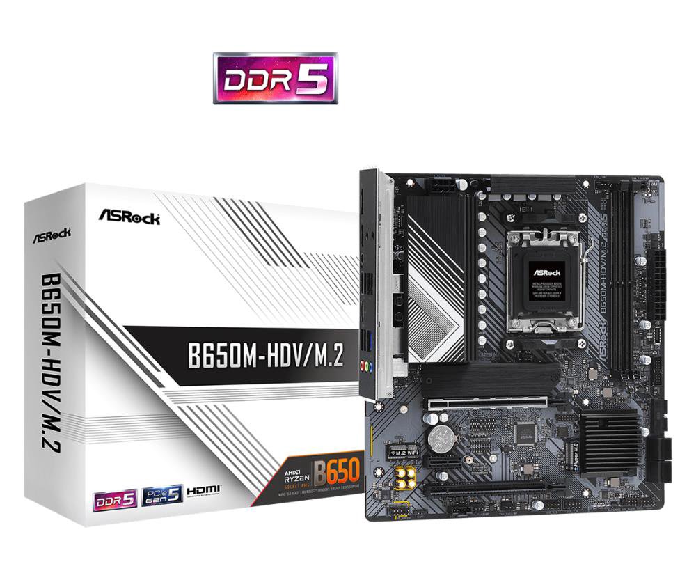 Pagrindinė plokštė ASROCK B650M-HDV/M.2