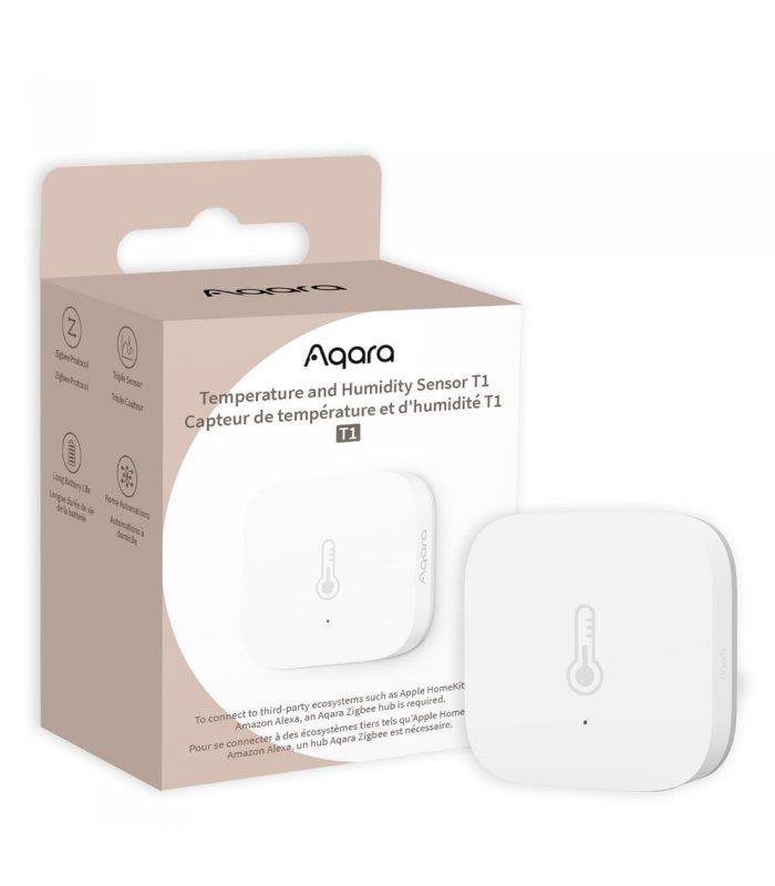 Wireless smart sensor with ZigBee 3.0
Monitors temperature, humidity, & air pressure
Works 2 yea