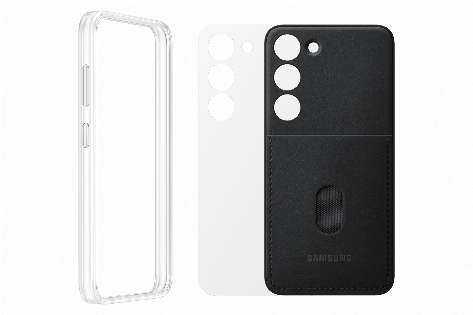 Dėkliukas SAMSUNG Galaxy S23, nugarėlė, Black
