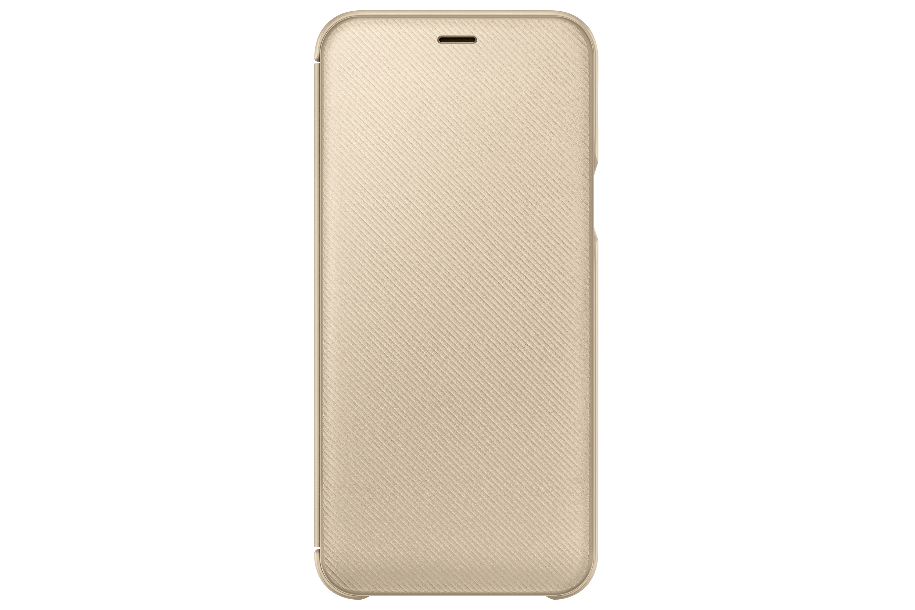Dėkliukas SAMSUNG Galaxy A6 (2018) WA600CFE, H-Flip knygutė, aukso sp.