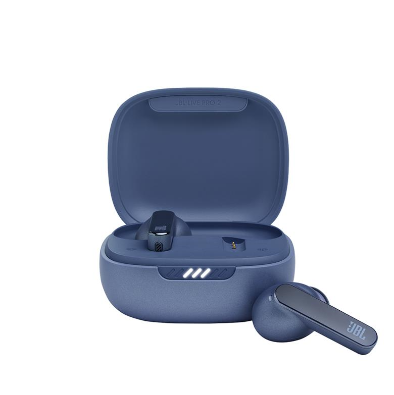 Ausinės JBL Live Pro 2 į ausis, belaidės, mėlynos