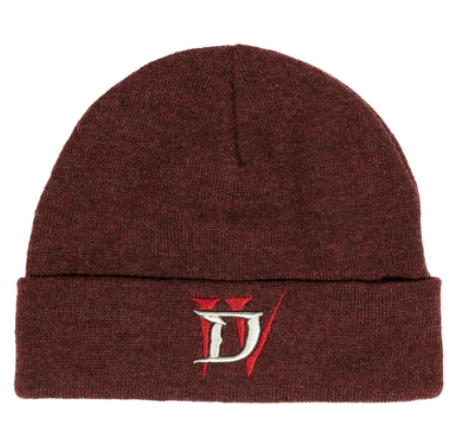 Kepurėlė Jinx Diablo IV - A New Threat Beanie, Dark Red