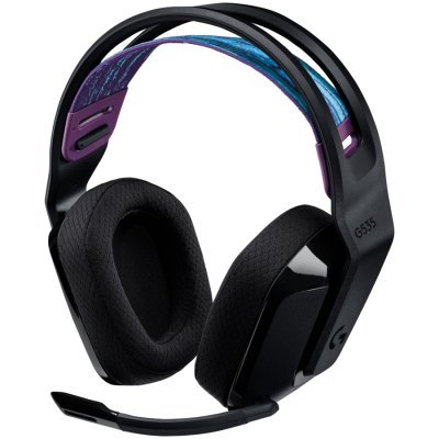 Ausinės LOGITECH G535, su mikrofonu, bevielės, juodos