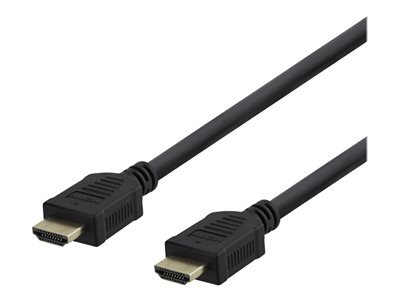 Kabelis DELTACO Premium High Speed HDMI, 4K UHD, 2.0m, juodas / HDMI-1020-K