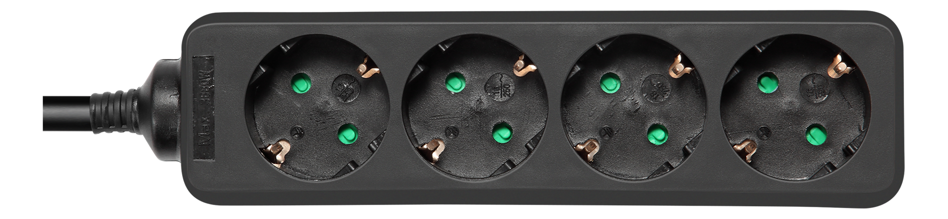 DELTACO Įžemintas ilgiklis, 4x CEE 7/3, 1x CEE 7/7, su apsauga nuo vaikų, 3m, juodas
Įžeminta maiti