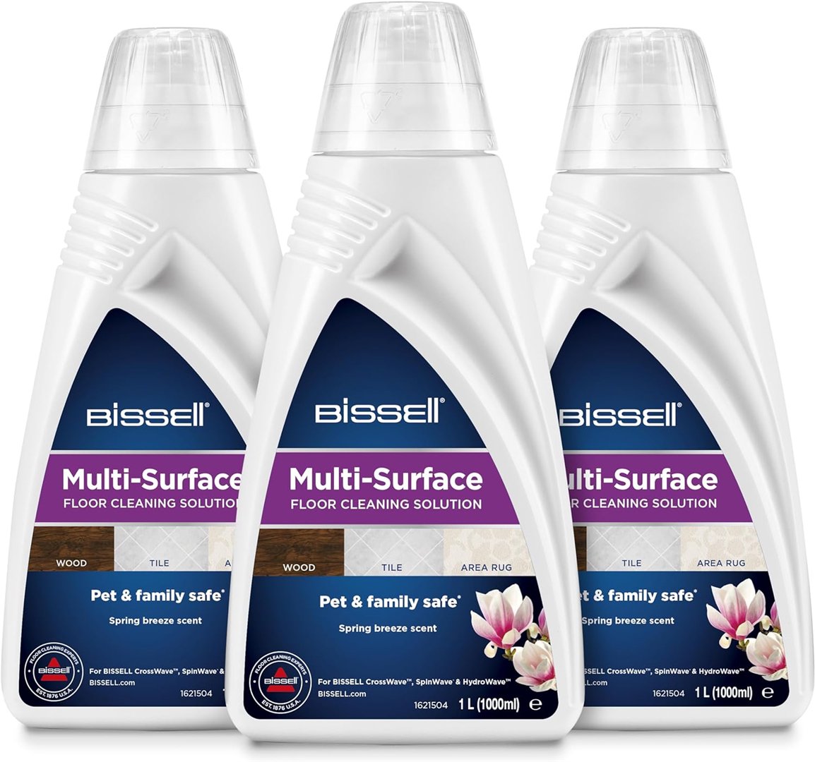 Grindų valymo skysčių rinkinys BISSELL MultiSurface Detergent Trio Pack, 3 vnt.
