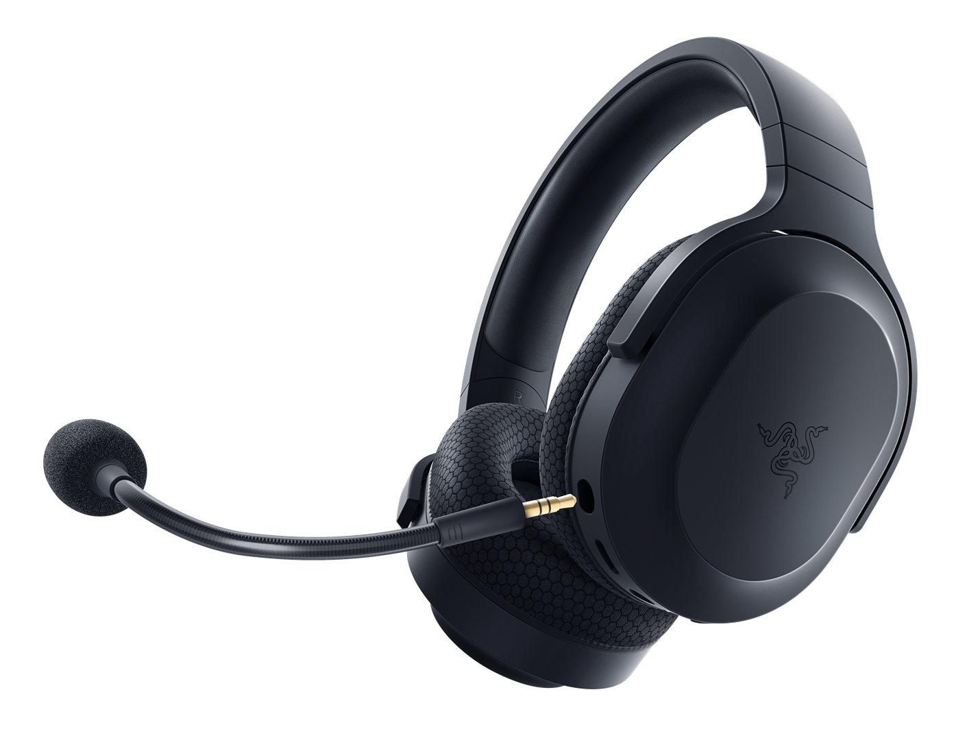 Žaidimų ausinės RAZER Barracuda X, belaidės, ant ausų, juodos