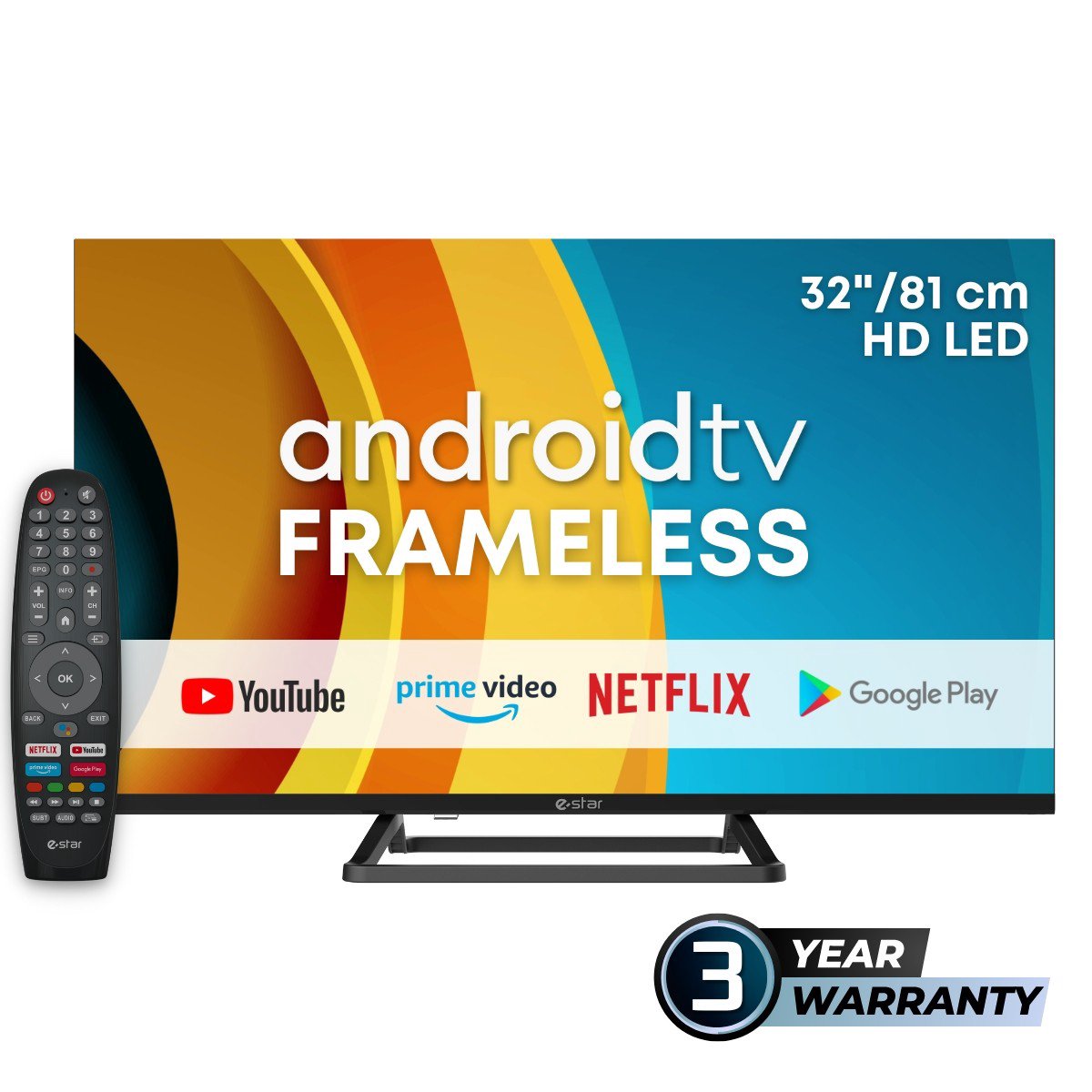 Televizorius eSTAR 32" LEDTV32A3T2