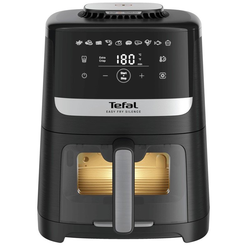 Karšto oro gruzdintuvė TEFAL Easy Fry Silence Vision XL Black, EY5568E0