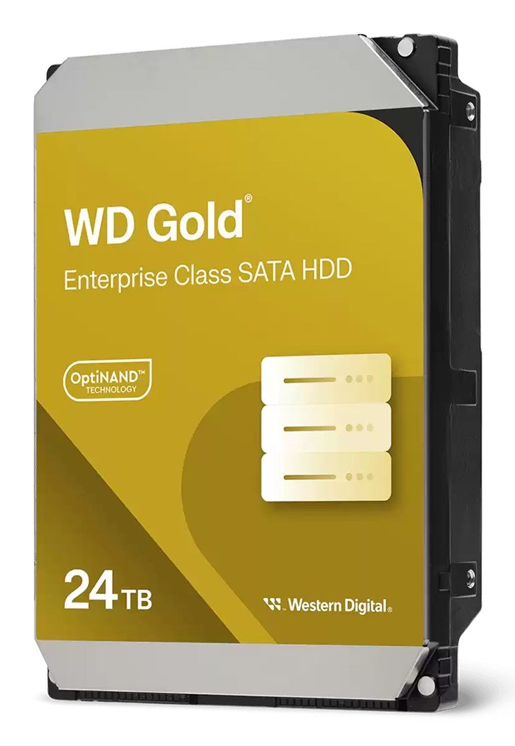 Western Digital Gold WD242KRYZ internal hard drive 24 TB 7200 RPM 512 MB 3.5" Serial ATA III
