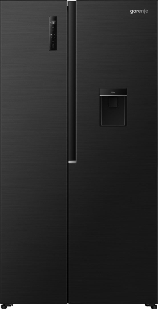 Gorenje NRS917E41BXWD dviduris šaldytuvas-šaldiklis Pastatomi 541 L E Juoda