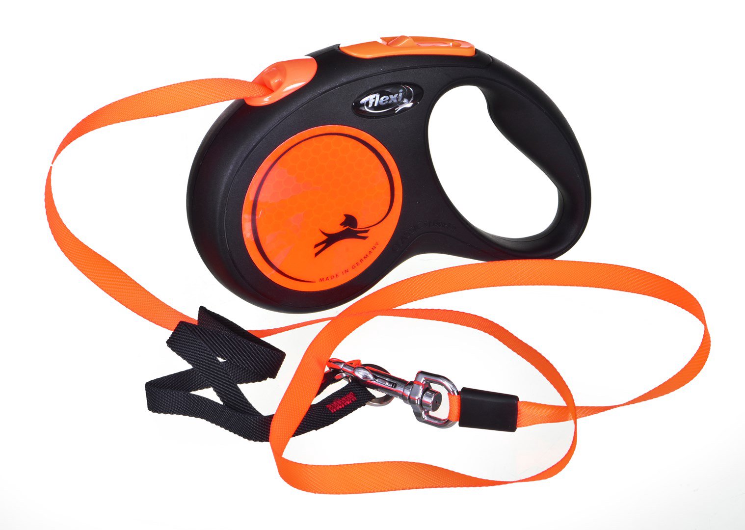 Susitraukiantis pavadėlis šunims Flexi New Neon M, 5m