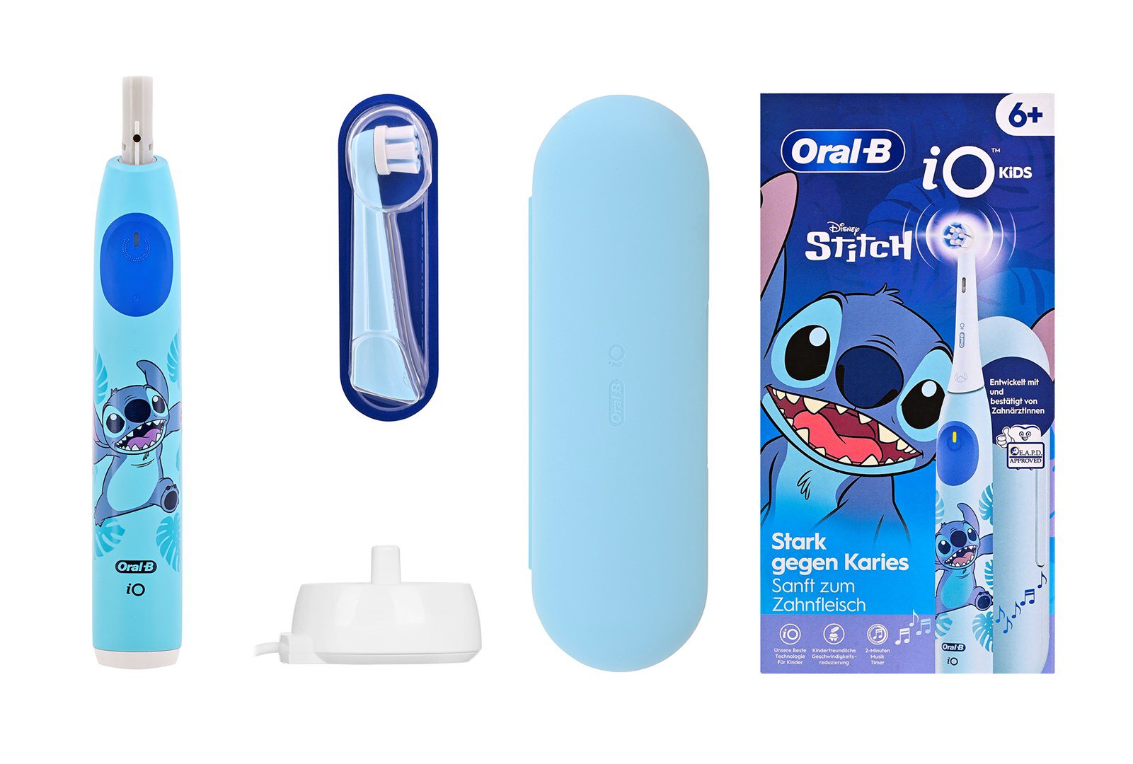 El.dantų šepetėlis Oral-B iO Kids Stitch Mėlynas