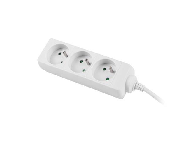 LANBERG POWER STRIP 1.5M BLACK, 3X 230V PL