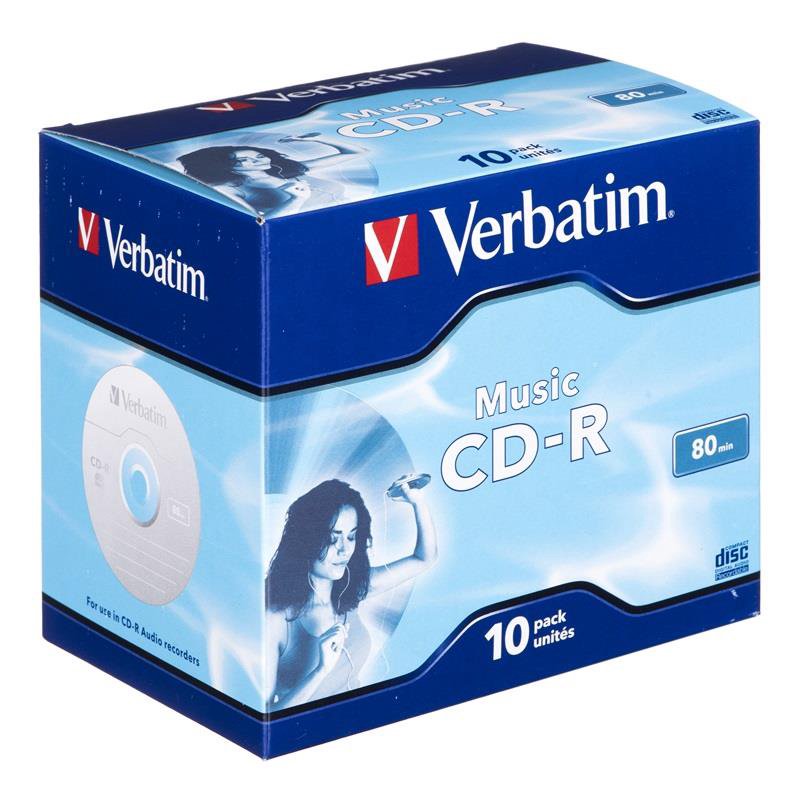 CD-R VERBATIM Audio 80min 10pac DLP