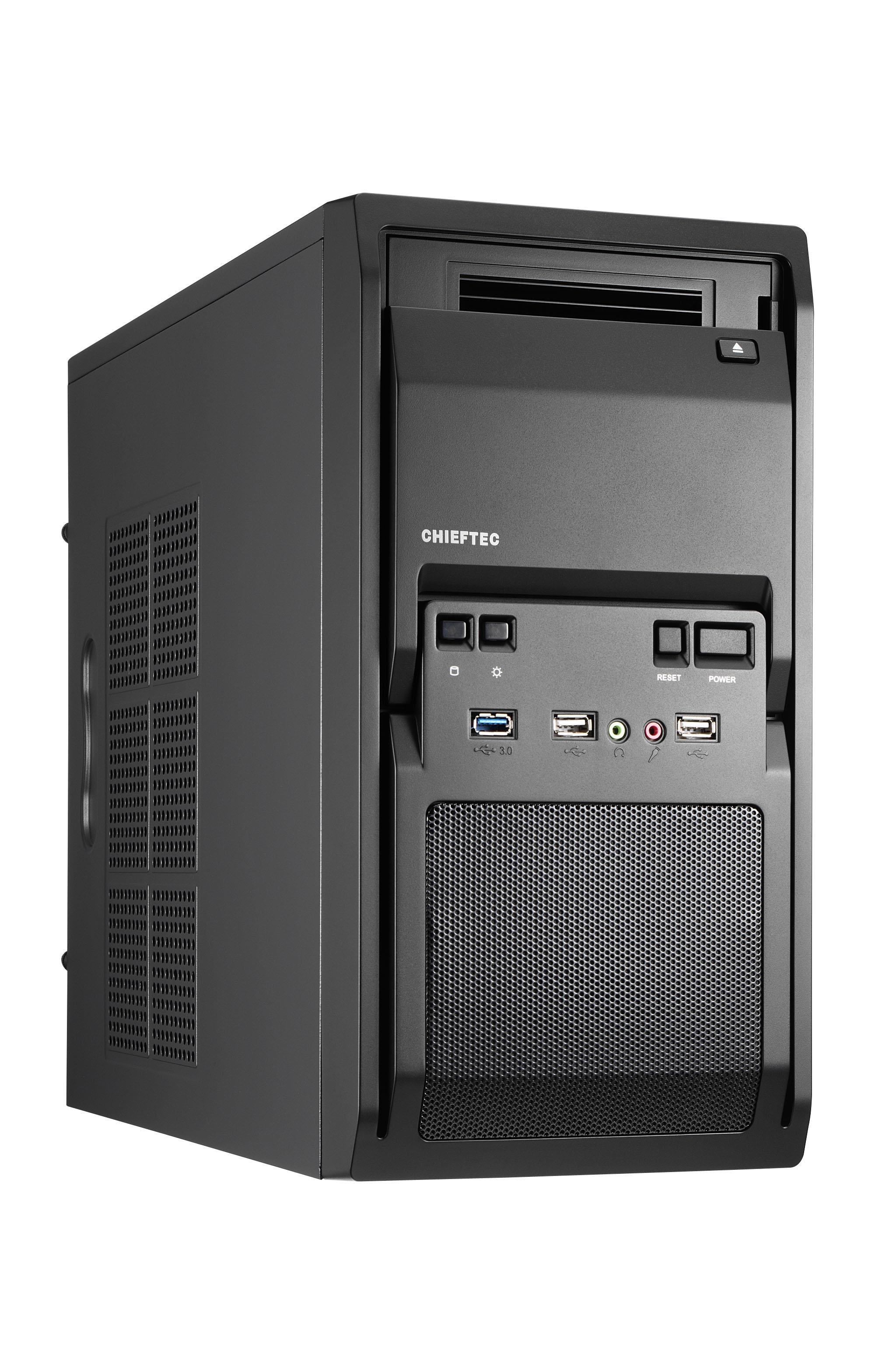 Chieftec LT-01B-350GPB kompiuterio korpusas „Mini Tower“ Juoda 250 W