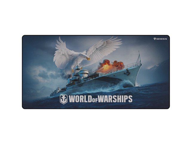Pelės kilimėlis Genesis Mouse Pad Carbon 500 WOWS Lightning Multicolor