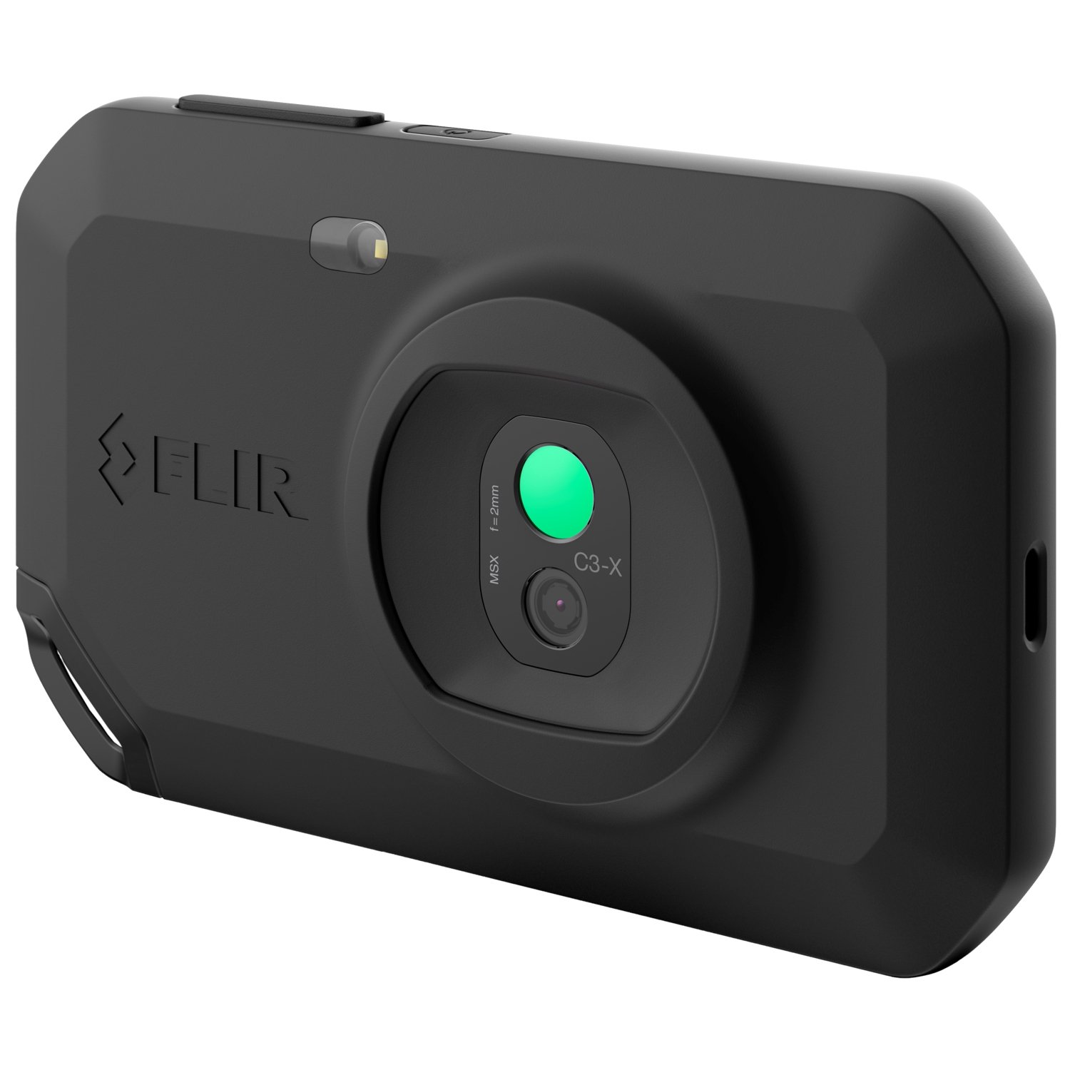 FLIR C3-X​ termovizorius Juoda 1800 mAh Vanadium Oxide Uncooled Focal Plane Arrays Įmontuotas ekrana