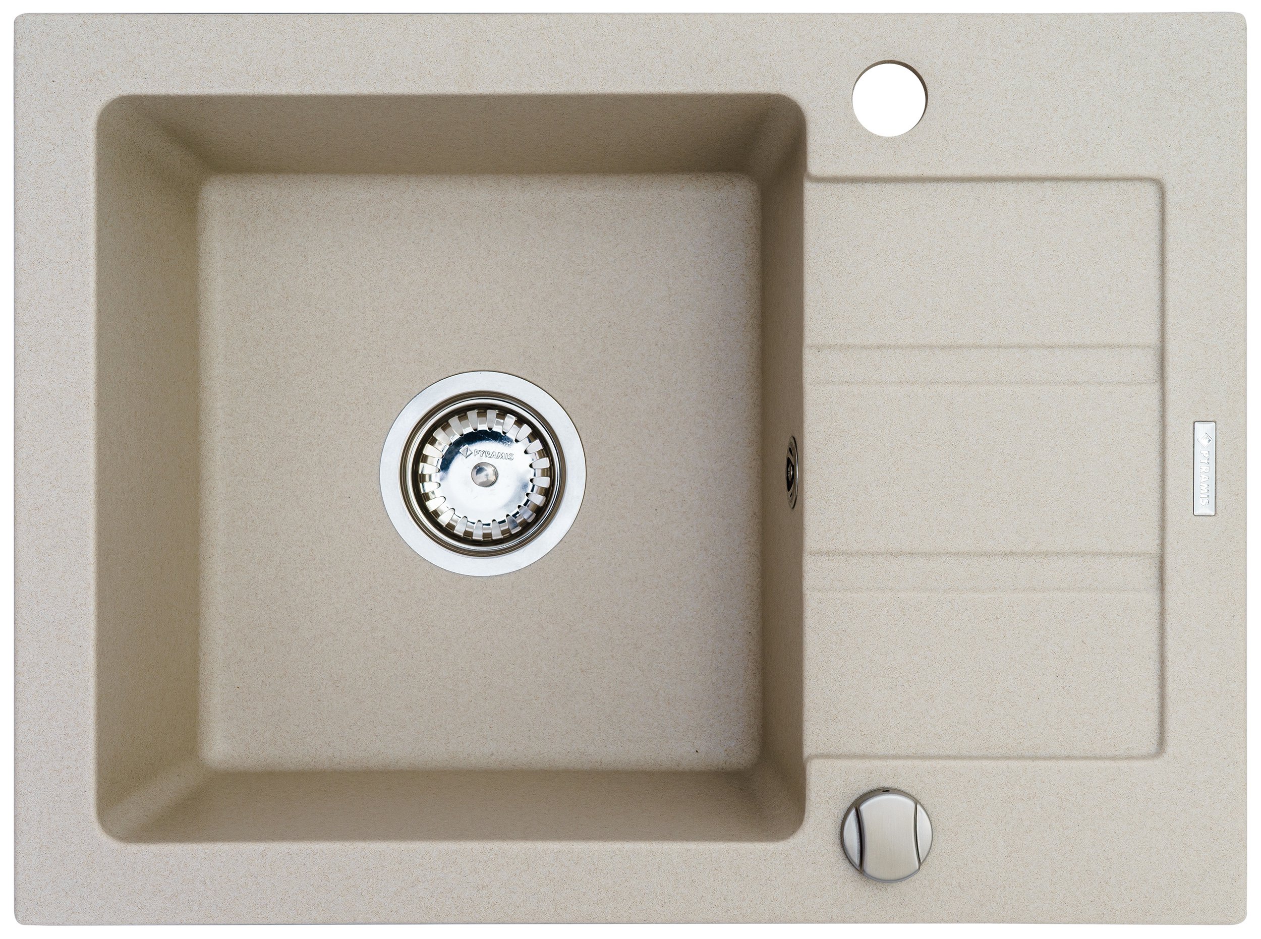 Vieno dubens kriauklė su nusausintuvu Maidsinks Promo 76x44 1B 1D E070053701