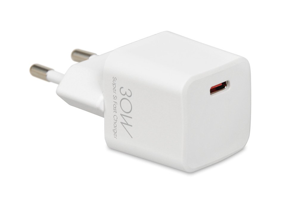 Kelioninis įkroviklis I-BOX C-38 PD30W, baltas