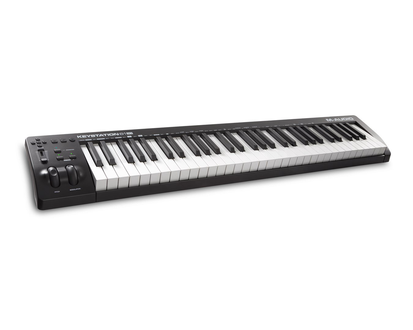M-AUDIO Keystation 61 MK3 MIDI klaviatūra 61 raktai USB Juoda, Balta
