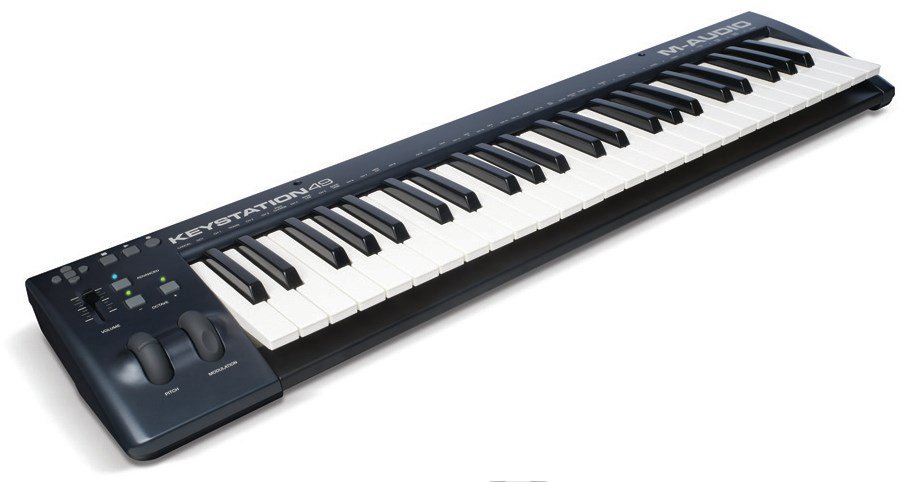 M-AUDIO Keystation 49 MK3 MIDI klaviatūra 49 raktai USB Juoda