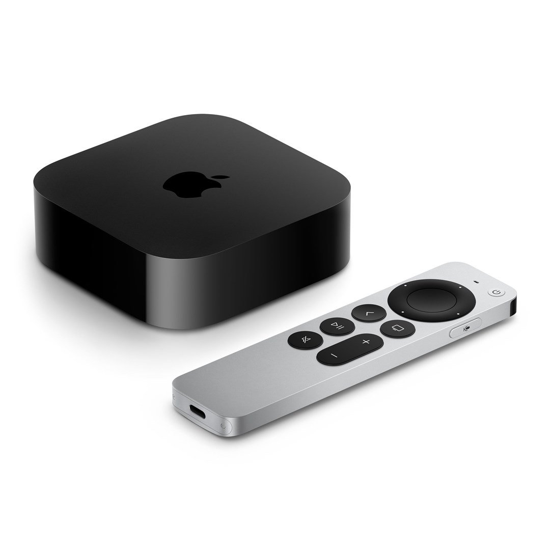 Apple TV 4K Juoda, Sidabras 4K Ultra HD 128 GB „Wi-Fi“ Ethernet LAN jungtis