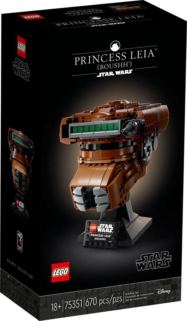 LEGO STAR WARS 75351 PRINCESĖ LĖJA (BOUSHH) - ŠALMŲ KOLEKCIJA