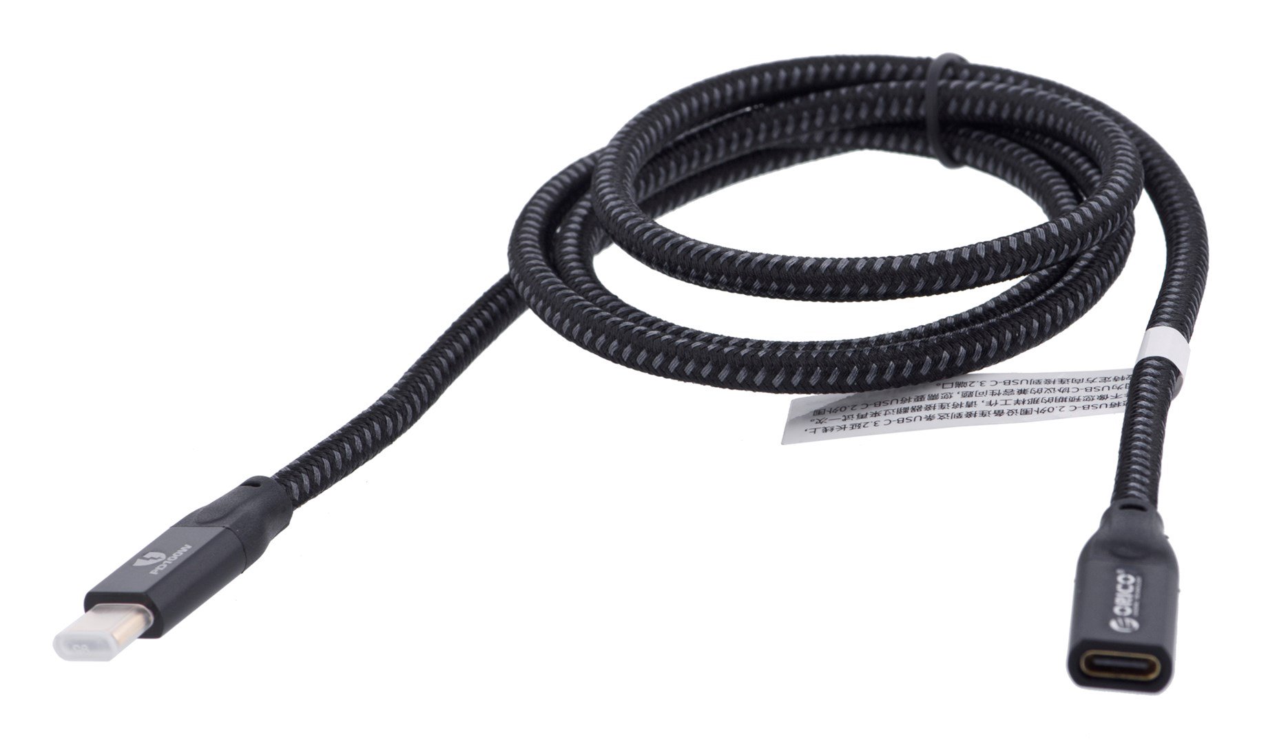 Orico USB-C ilgintuvas, 100W, 20 GBPS, 4K, 1M