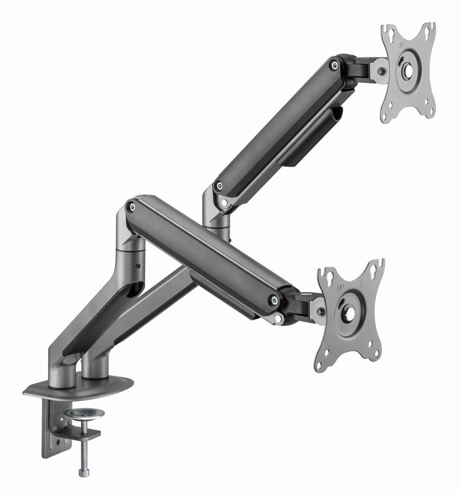 Laikiklis GEMBIRD Desk mounted adjustable double - Topocentras