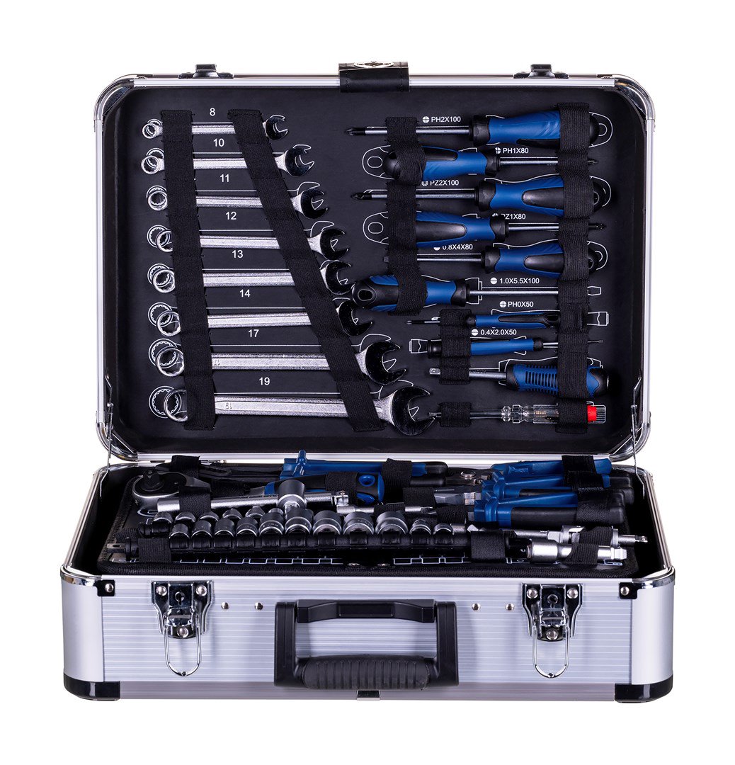 Scheppach TB150 veržliarakčių rinkinys - 101 dalys