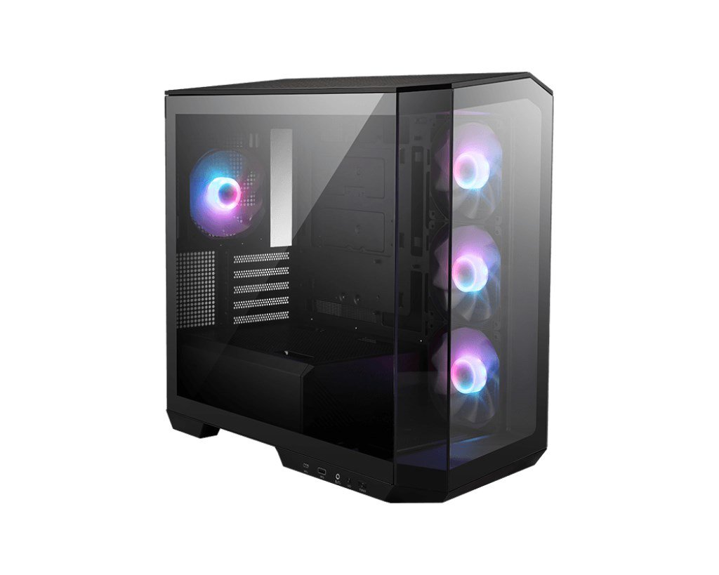 Korpusas MSI Case  MAG PANO M100R PZ  Black  Micro ATX Tower  Power supply included No  ATX