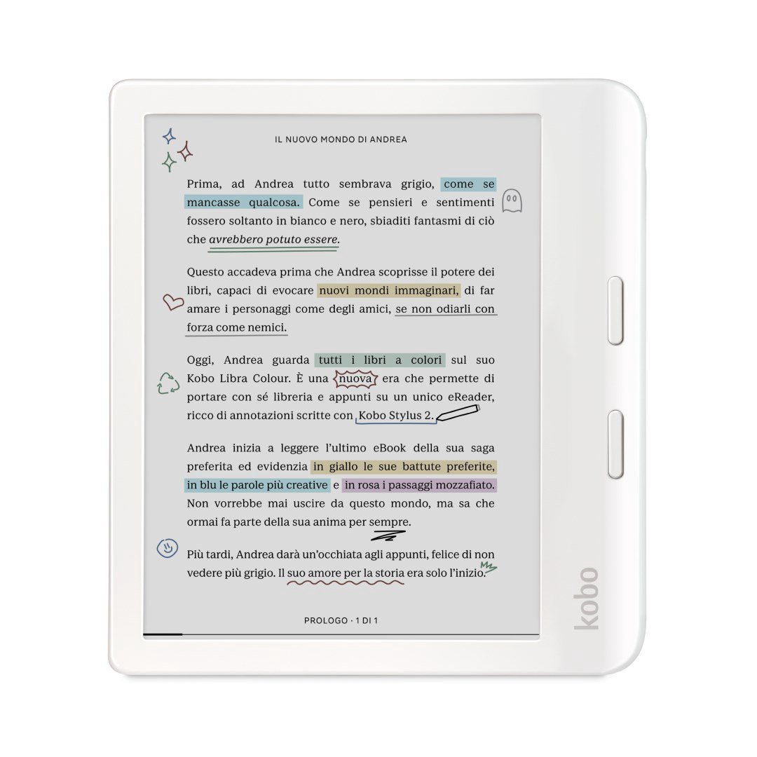 E-skaityklė Rakuten Kobo Libra Colour 32 GB „Wi-Fi“ Balta