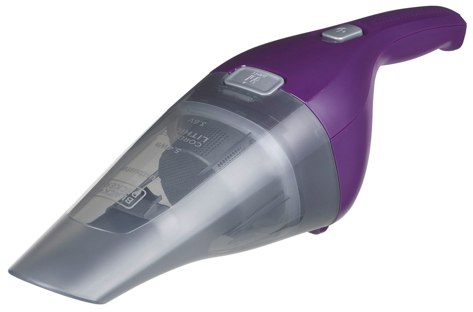 Rankinis dulkių siublys Black&Decker NVC115W Pilka, Violetinė Bemaišis