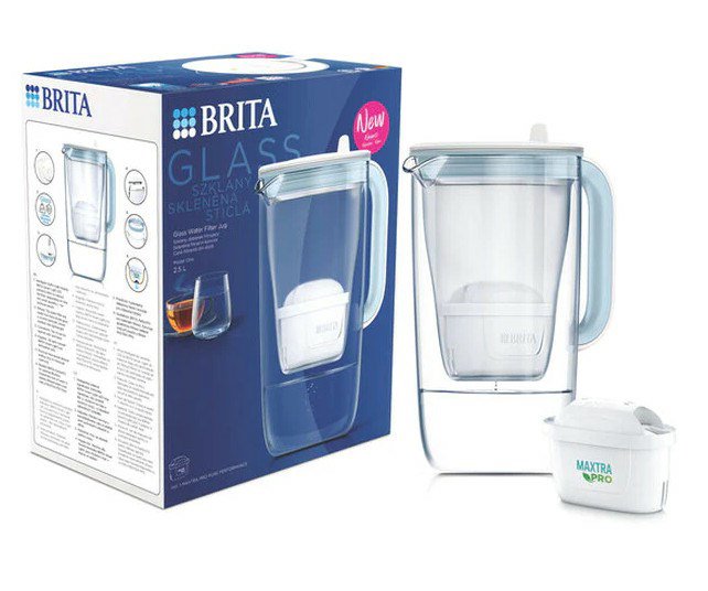 Brita 1050452 vandens filtras Spintelės vandens filtras 2,5 L Mėlyna, Balta