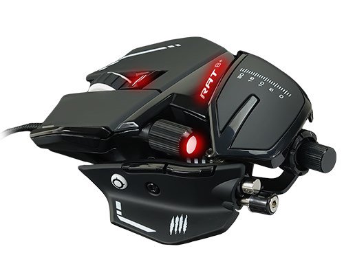 Pelė Mad Catz R.A.T. 8+ kompiuterio pelė Dešinės rankos USB A tipo Optinis 16000 DPI