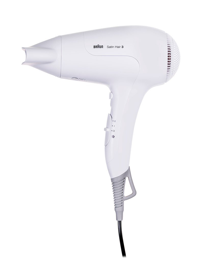 Braun Satin Hair 3 HD 385 plaukų džiovintuvas 2000 W Balta - Topocentras