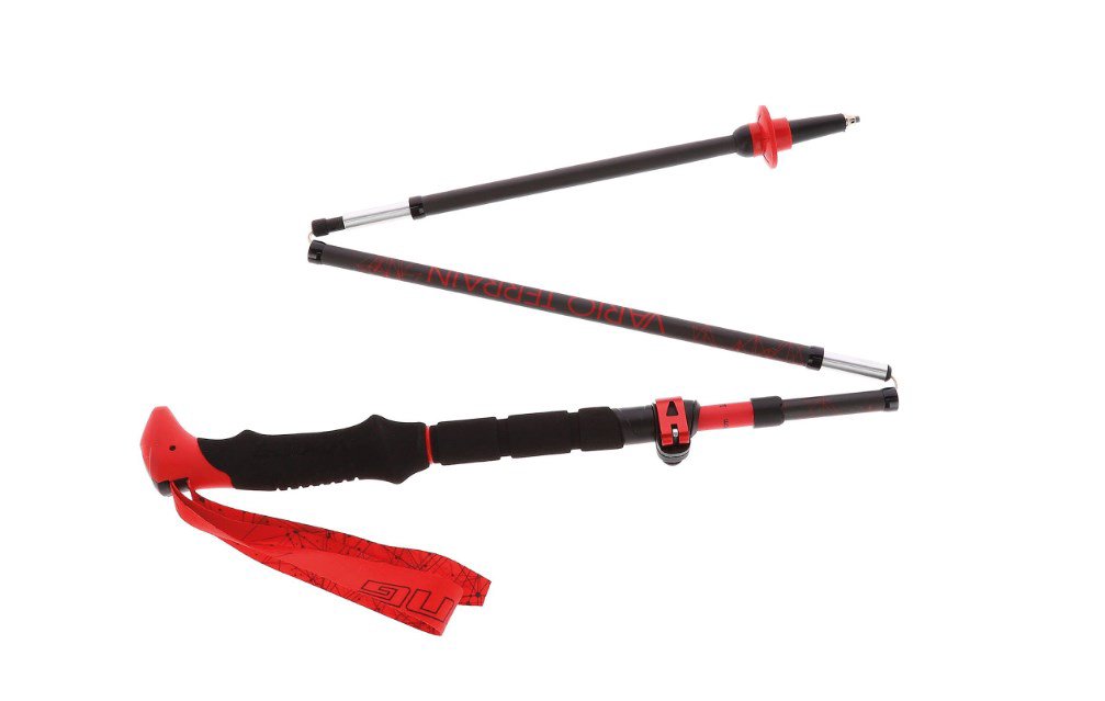 Kije Viking Spider FS Juoda/raudona 130 cm